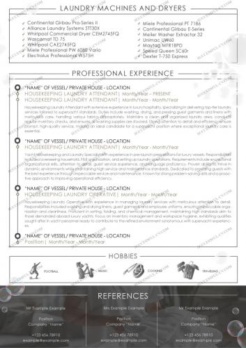 Laundry-Attendant CV